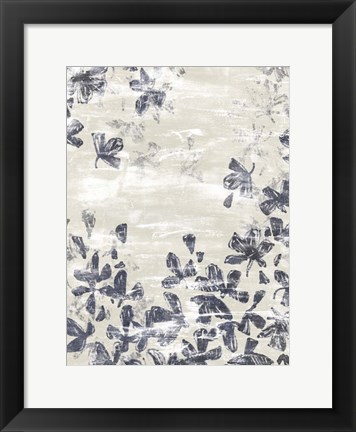 Framed Petal Batik II Print