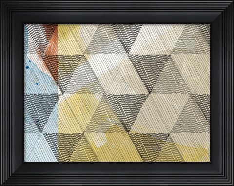 Framed Geo Now Sketch I Print