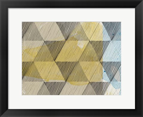 Framed Geo Now Sketch II Print