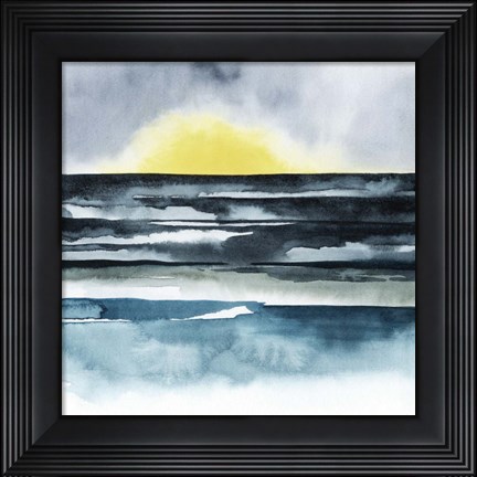 Framed Seaside Mist II Print