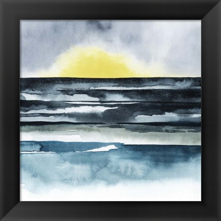 Framed Seaside Mist II Print