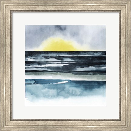 Framed Seaside Mist II Print