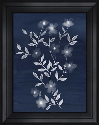 Framed Flower Cyanotype I Print