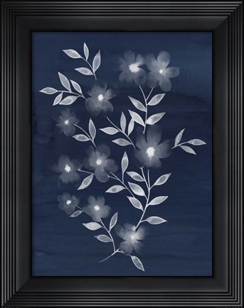 Framed Flower Cyanotype II Print