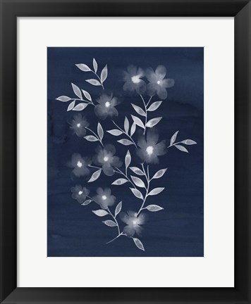 Framed Flower Cyanotype II Print