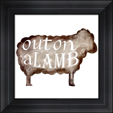 Framed Punny Animal IV Print