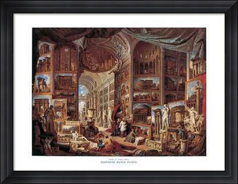 Framed Vedute di Roma Antica Print