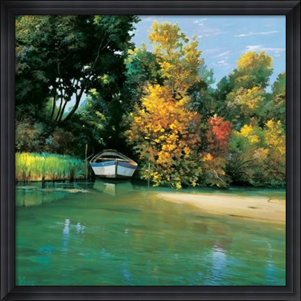 Framed Approdo Sul Fiume Print