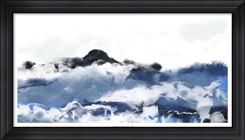 Framed Sea Surface I Print