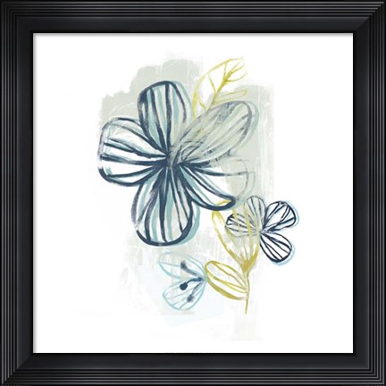 Framed Floral Offset II Print