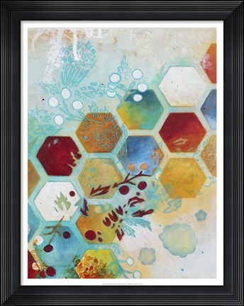 Framed Aflutter II Print