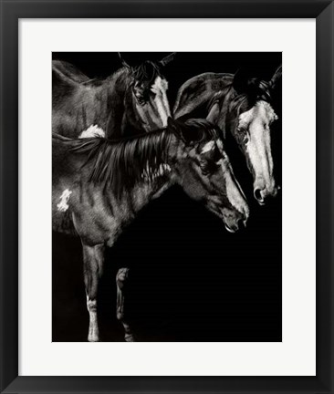 Framed Scratchboard Blaze Buddies Print