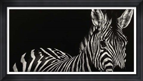 Framed Scratchboard Incline Print