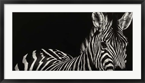 Framed Scratchboard Incline Print