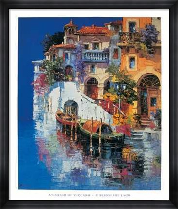 Framed Riflessi Sul Lago Print