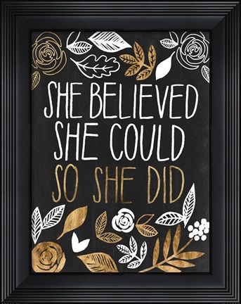 Framed Girl Power III Print