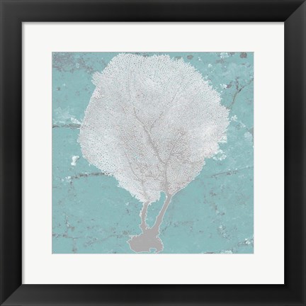 Framed Graphic Sea Fan II Print