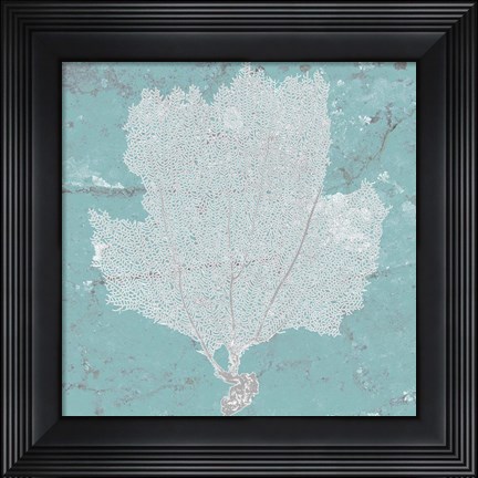Framed Graphic Sea Fan III Print