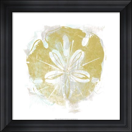 Framed Seaside Blockprints II Print