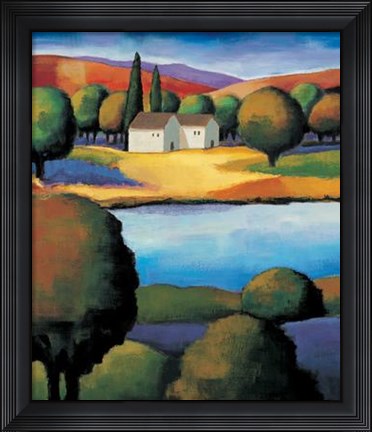 Framed Ojai Morning I Print