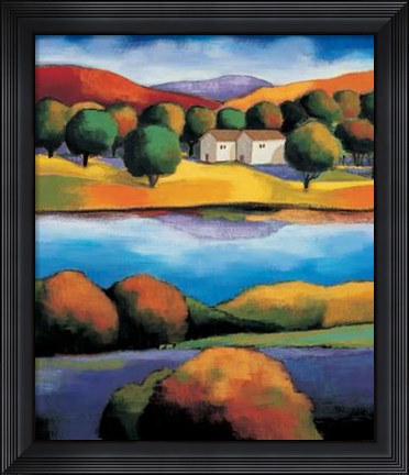 Framed Ojai Morning II Print