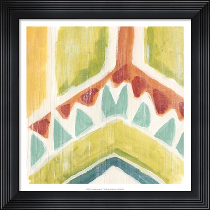 Framed Textile Kaleidoscope IV Print