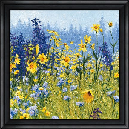 Framed Joyful in July III Print