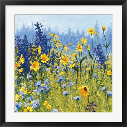 Framed Joyful in July III Print