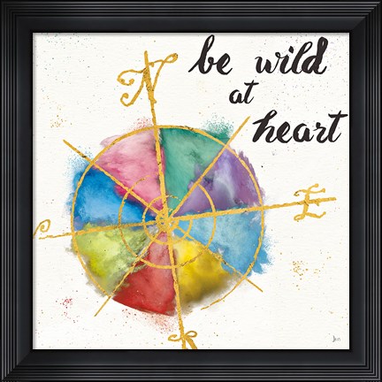 Framed Colorful World III Print