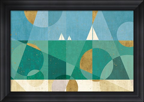 Framed Seascape I Print