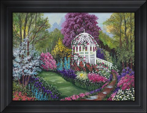 Framed Paradise Garden Print