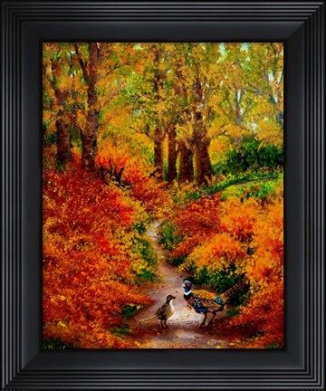 Framed Pheasant Road Print