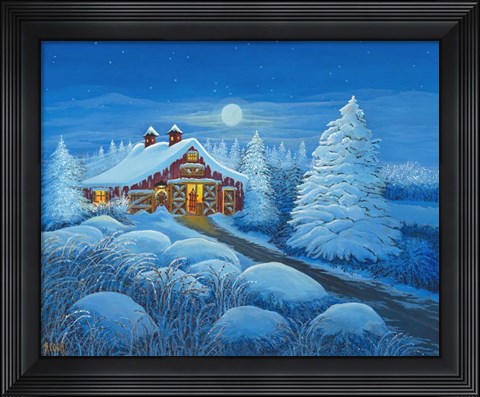 Framed Winterland Print