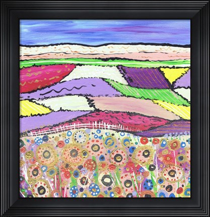 Framed Hazy Sunny Afternoon Print