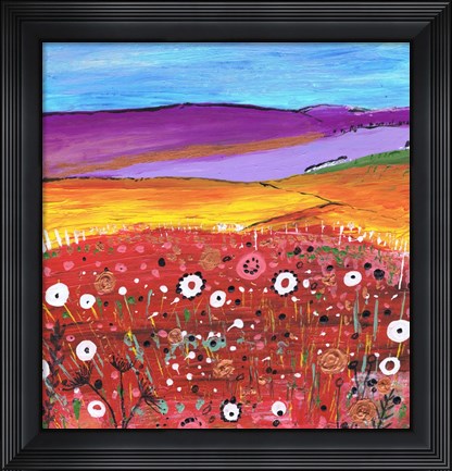 Framed Springtime Flowers Print