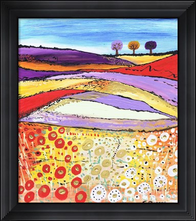 Framed Three Trees Print