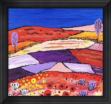 Framed Two Trees Print