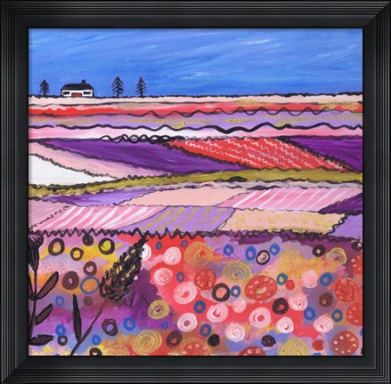 Framed Country View Print