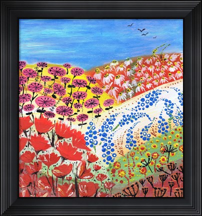 Framed Flower Fusion Print