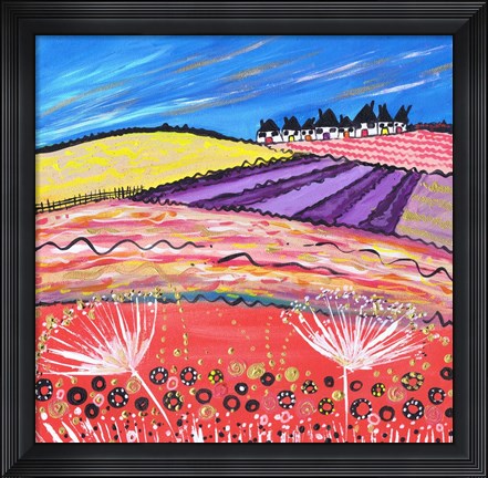 Framed Lavender View Print