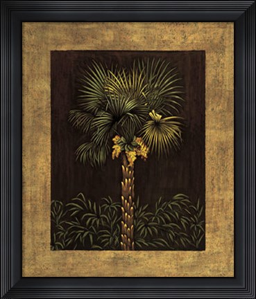 Framed Tropical Paradise I Print