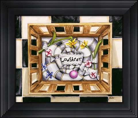 Framed Laughter Print