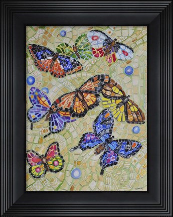 Framed Butterfly Dance Print