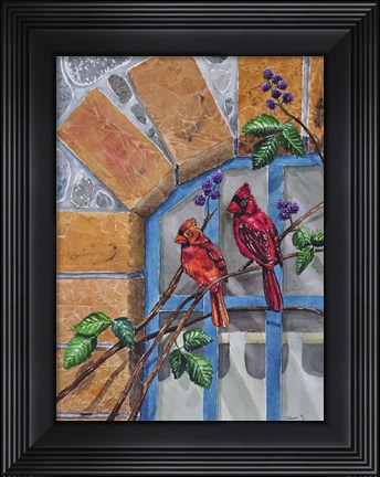 Framed Cardinals Print