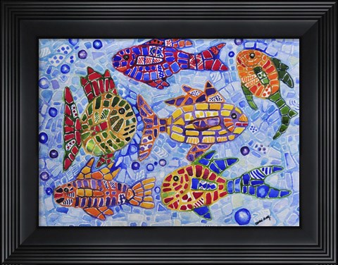 Framed Tropical Fish Print
