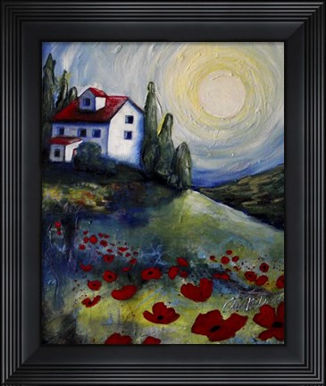 Framed Summer House Print