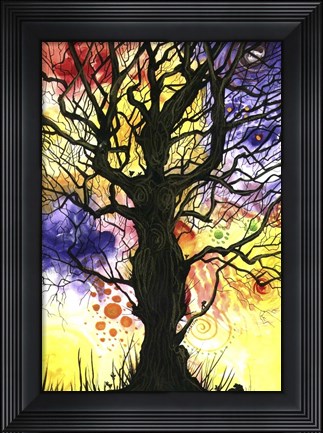 Framed Tree of Life II Print