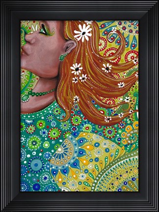 Framed Ginger Goddess Print