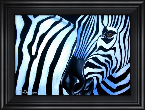 Framed That Zebra Look Print