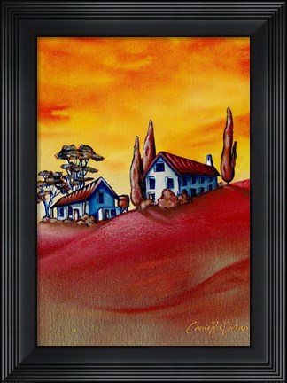 Framed Autumn Landscape Print
